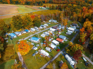 glendale valley campground aerial photo
